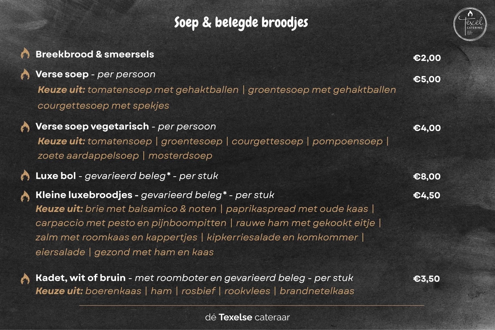 Soep & belegde broodjes